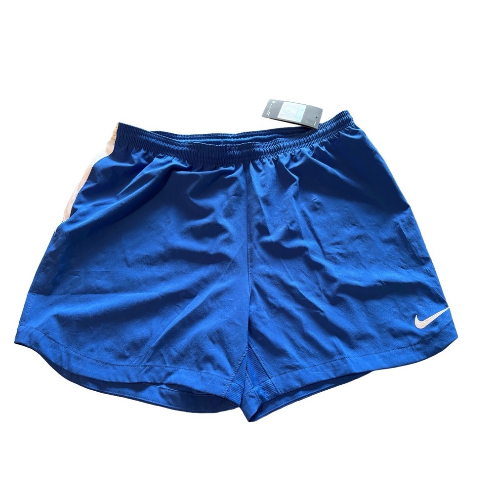 Nike Shorts Women's Medium Dri-FIT Blue Soccer Athletic Gym Running Workout